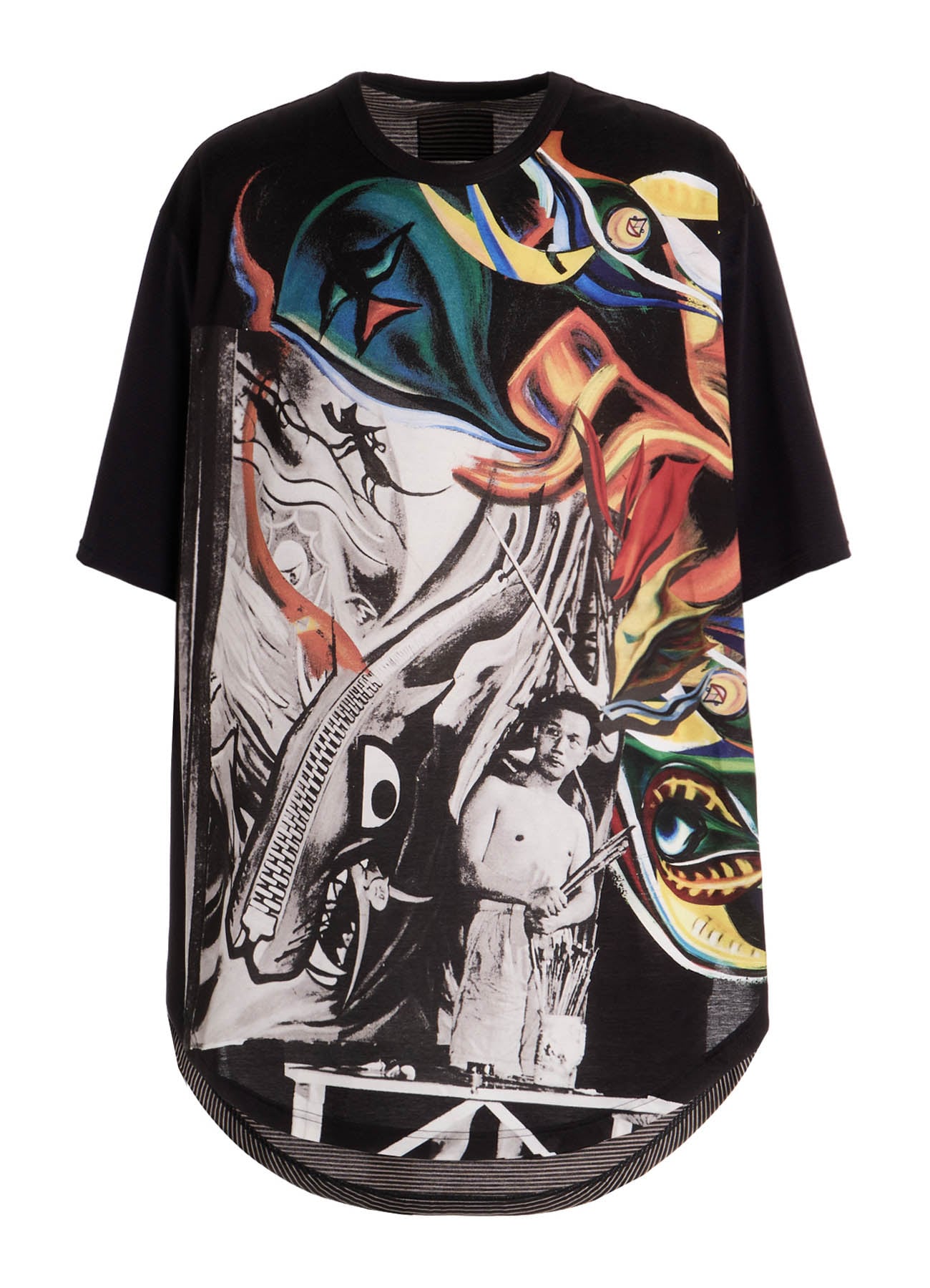 Ground Y×Taro Okamoto Patchwork T-shirts Collage Type:C
