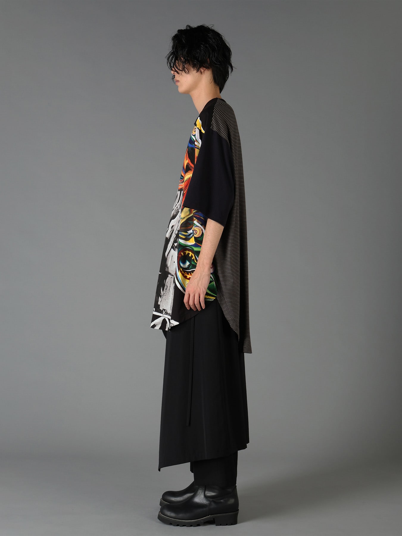 Ground Y×Taro Okamoto Patchwork T-shirts Collage Type:C