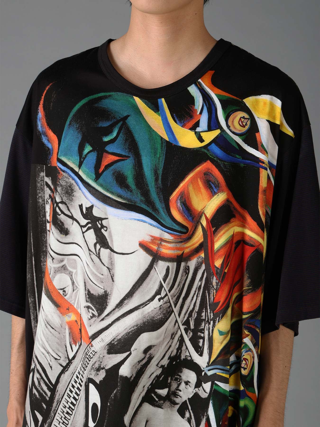 Ground Y×Taro Okamoto Patchwork T-shirts Collage Type:C