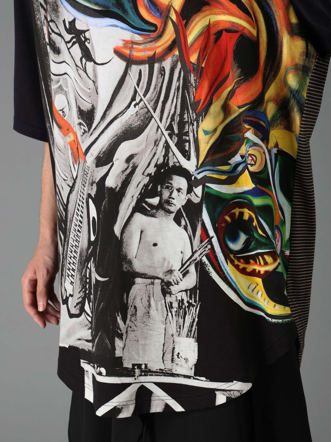 Ground Y×Taro Okamoto Patchwork T-shirts Collage Type:C
