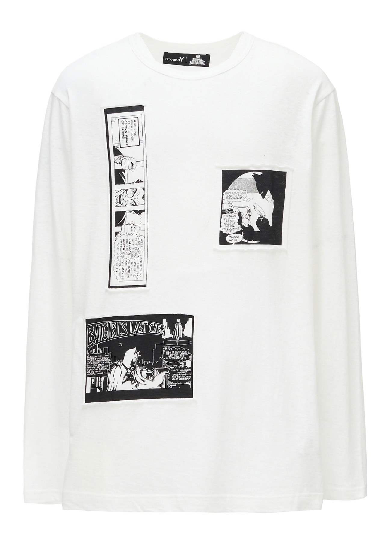 DC SUPER-VILLAINS PATCHWORK T-SHIRT