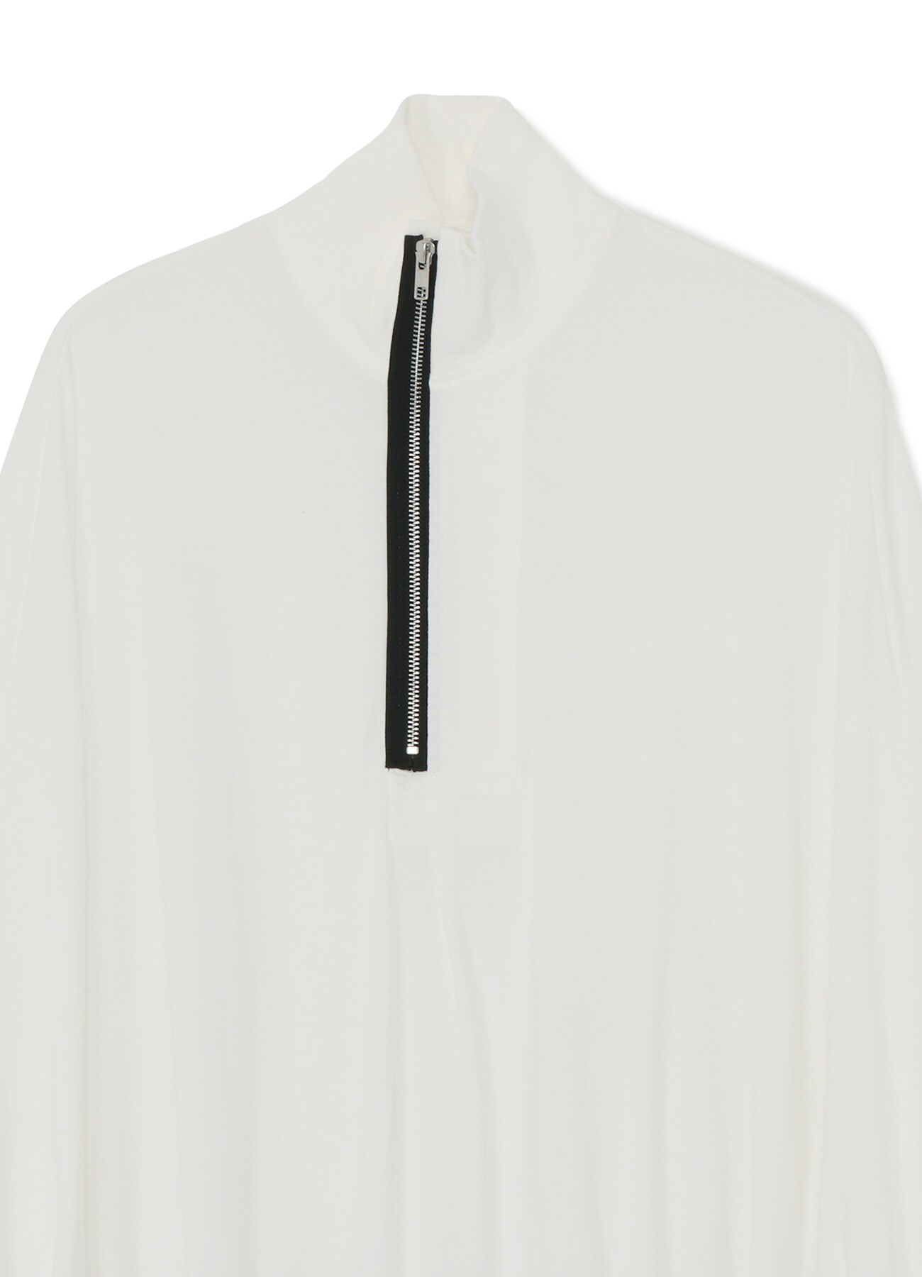 30/cotton jersey Zipper stand collar cut sew