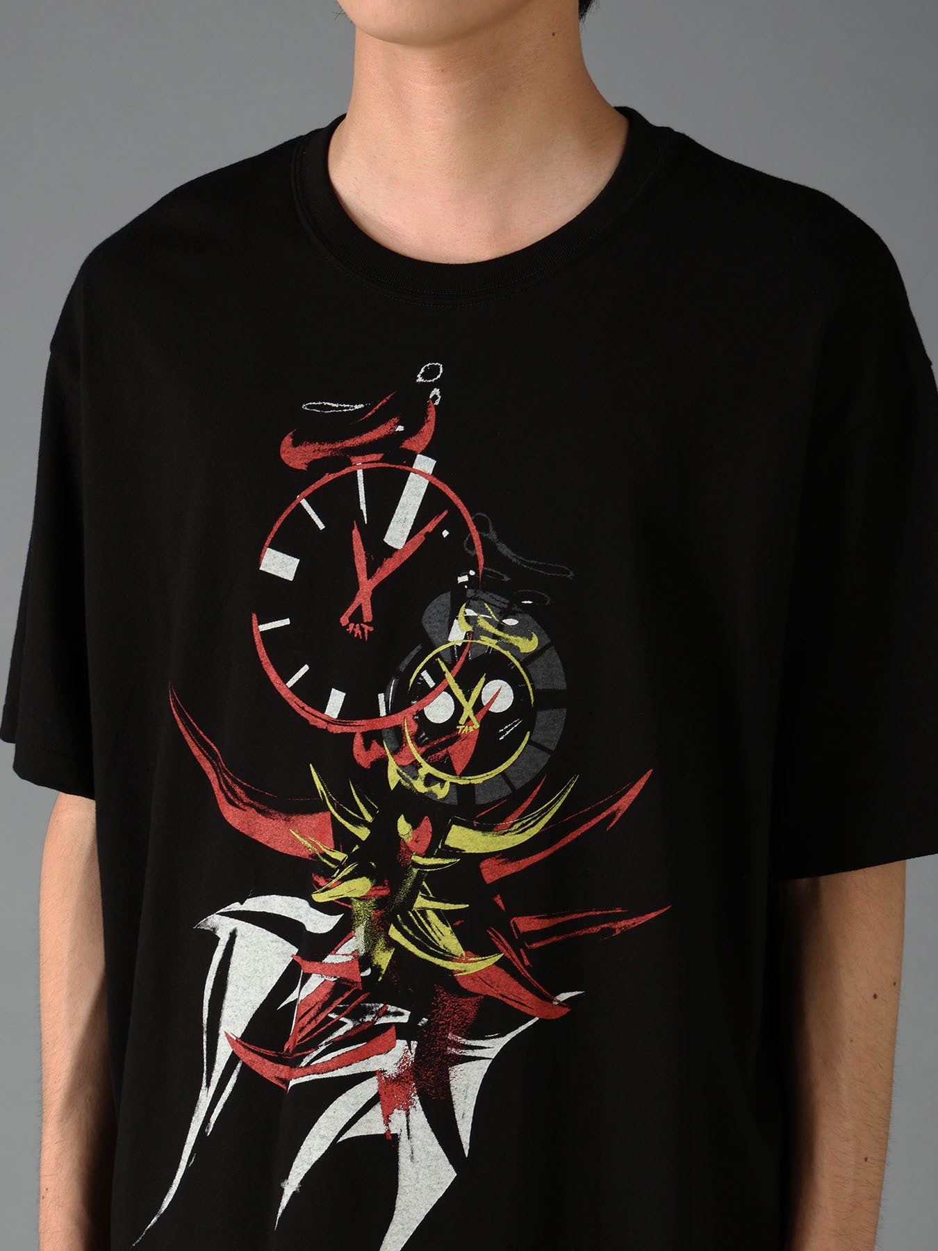 Ground Y×Taro Okamoto Graphic T-shirts "Young Clock Tower"