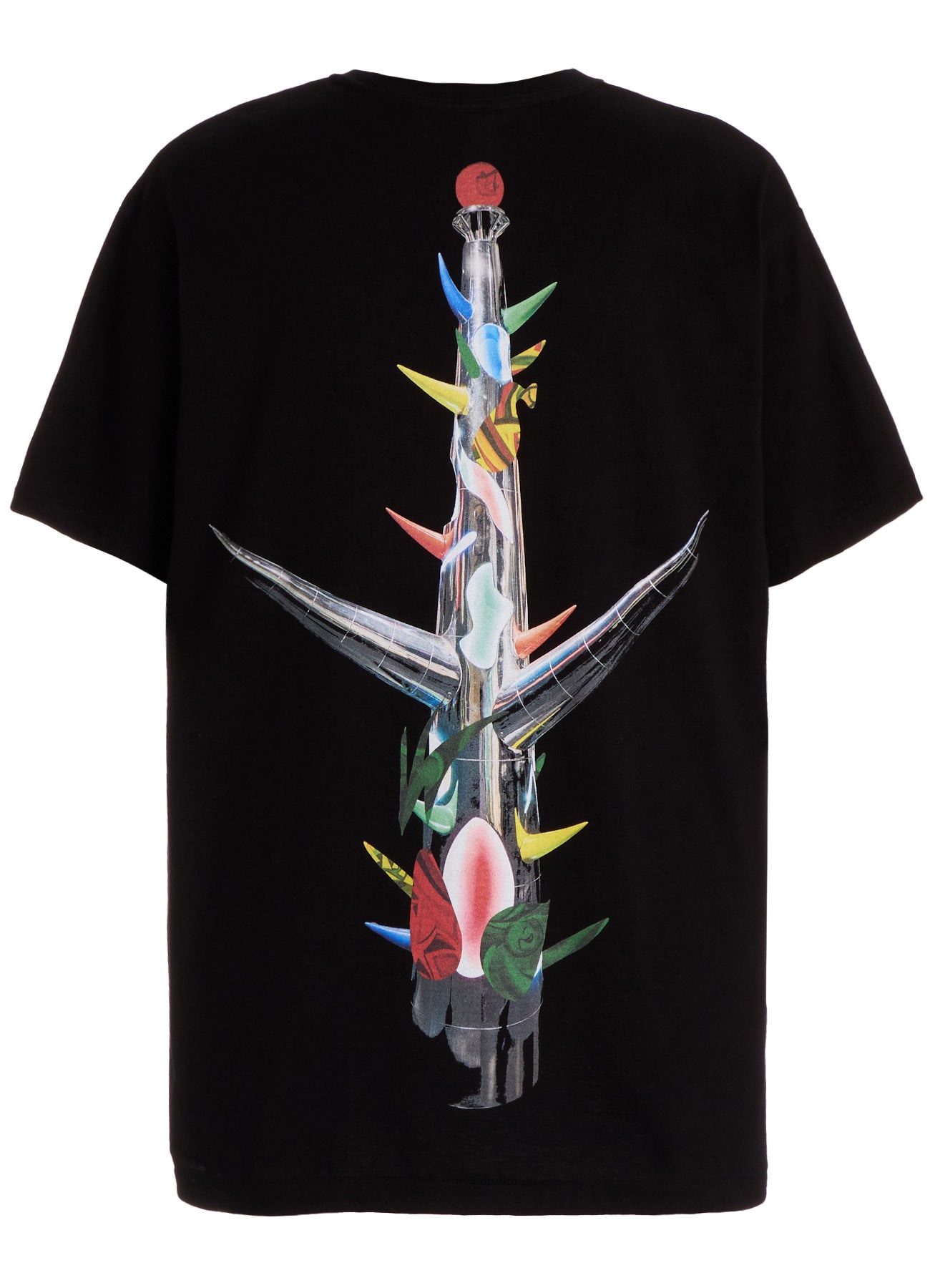 Ground Y×Taro Okamoto Graphic T-shirts "Merry Pole"