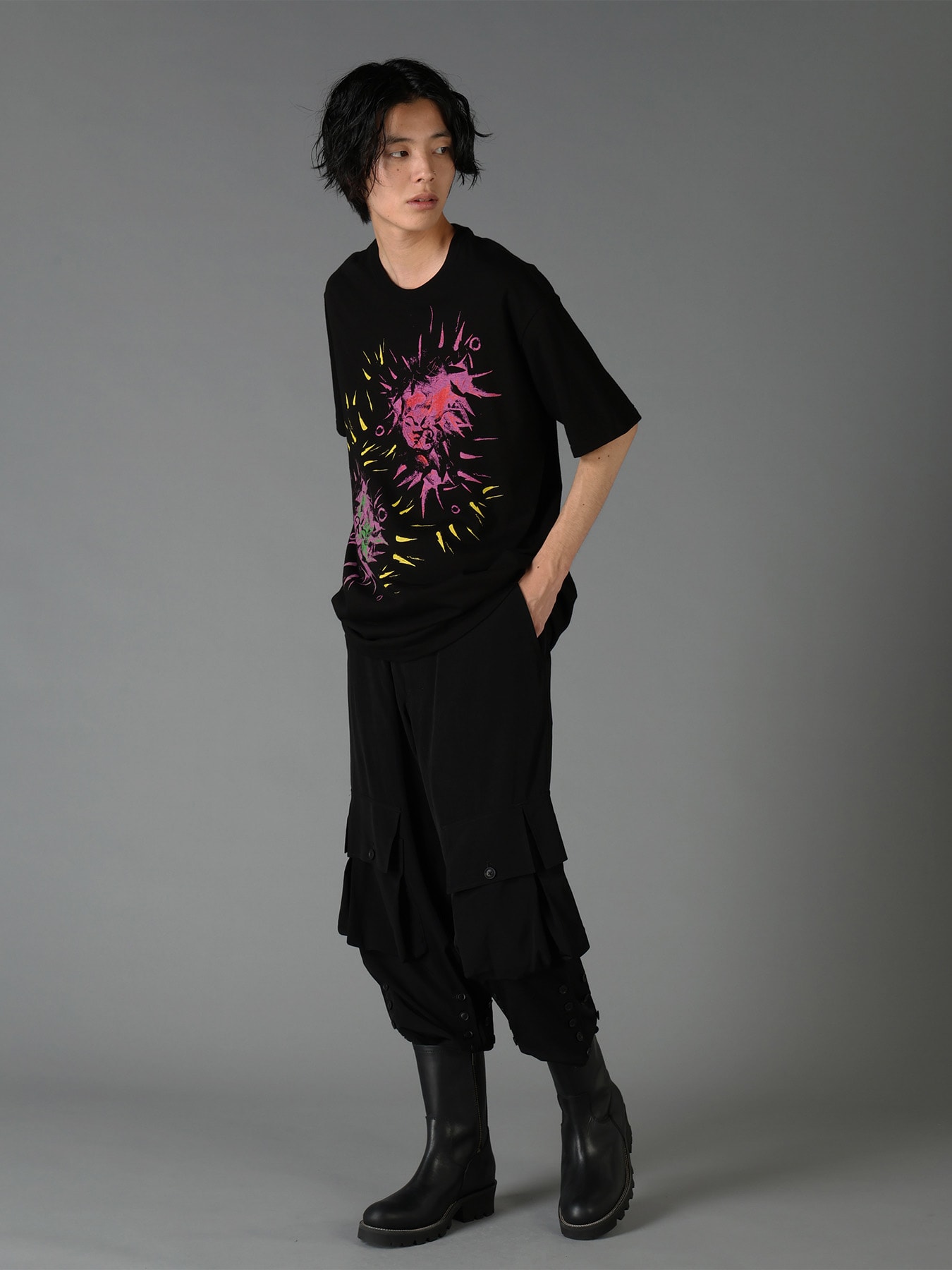Ground Y×Taro Okamoto Graphic T-shirts "Tower of the ever young sun"