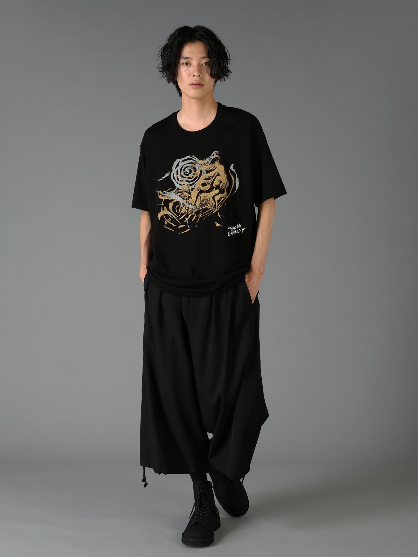 Ground Y×Taro Okamoto Graphic T-shirts "Sapporo Winter Olympics Commemorative Medal"