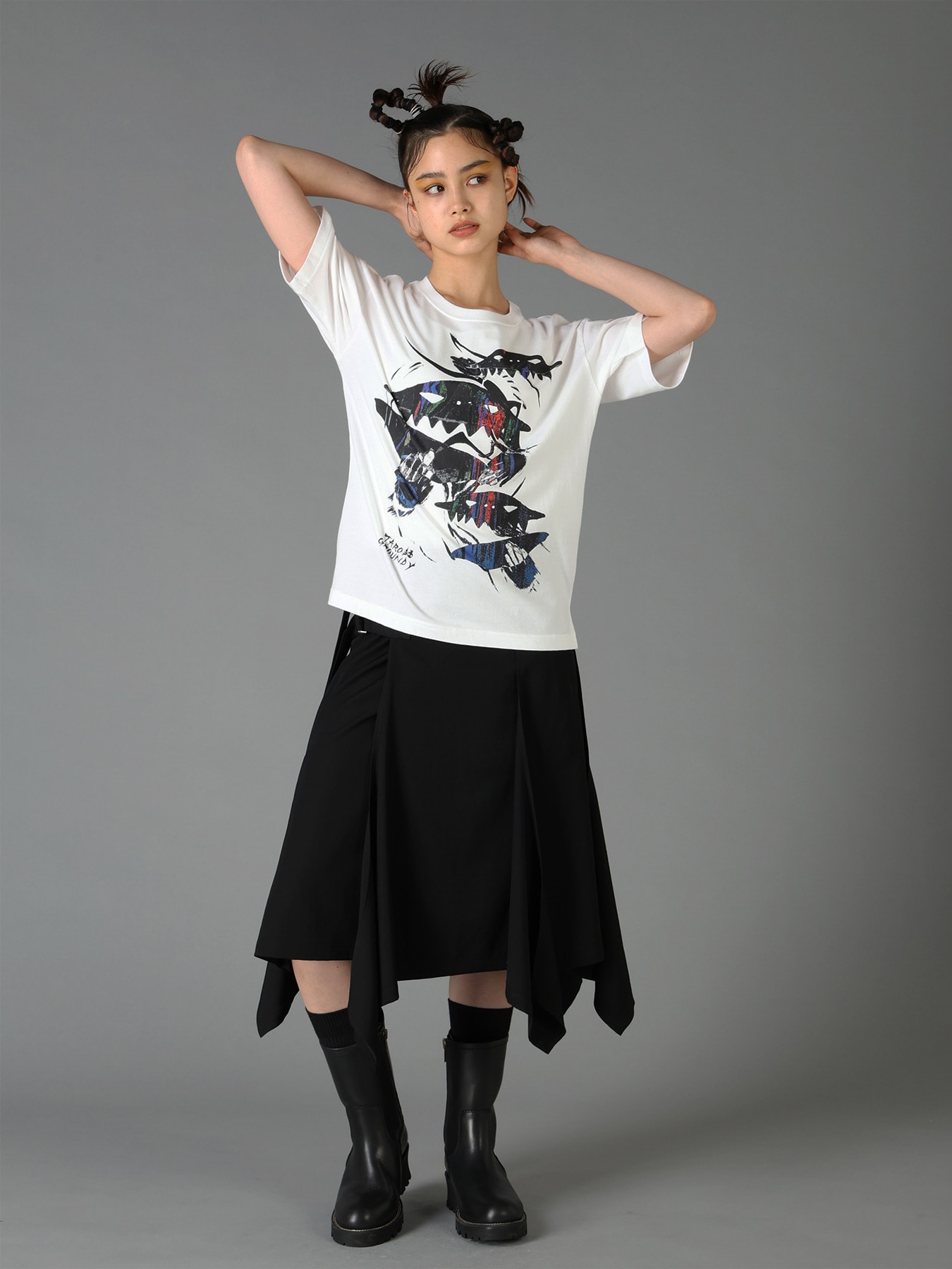 Ground Y×Taro Okamoto Graphic T-shirts "Non"