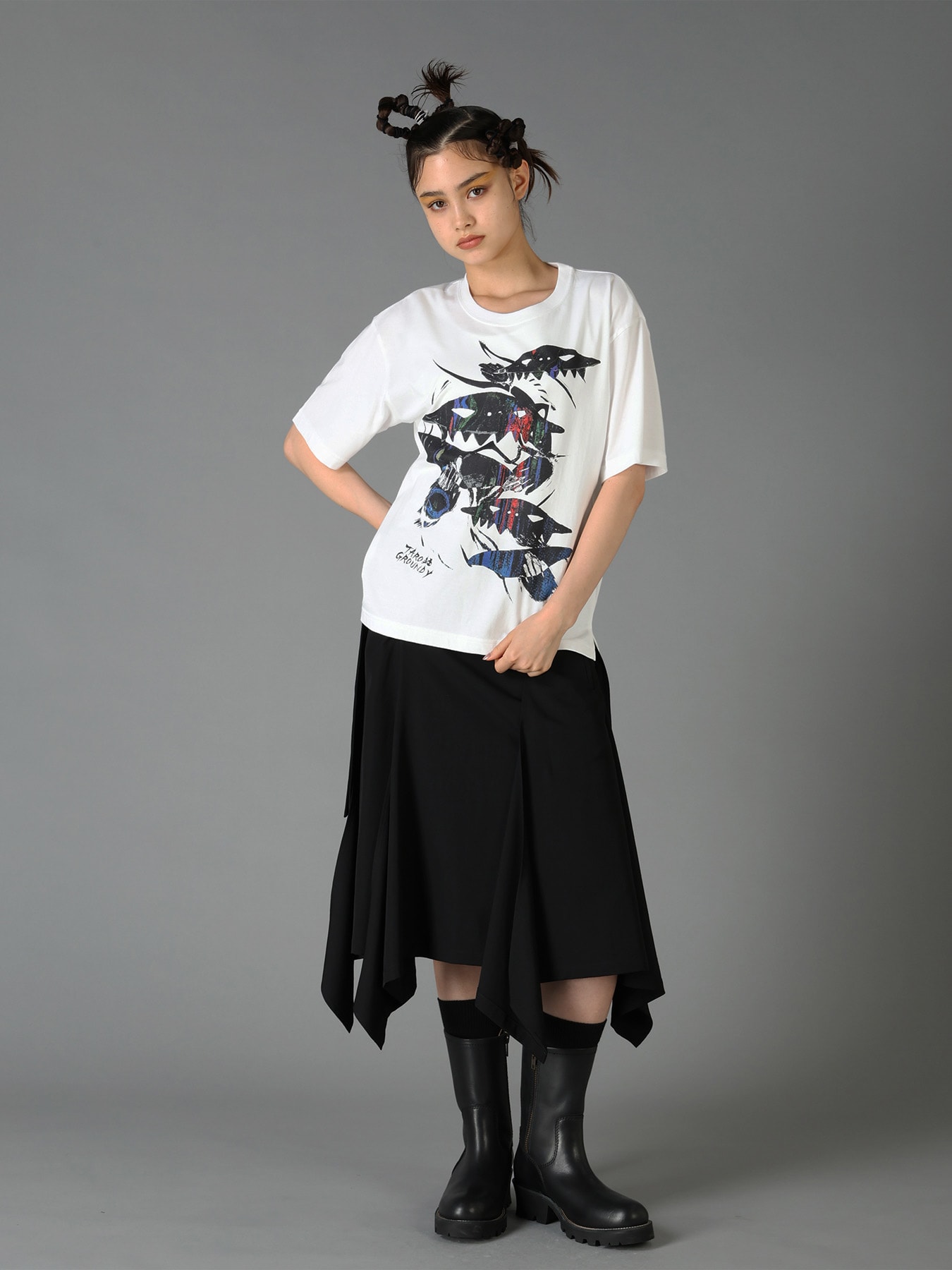 Ground Y×Taro Okamoto Graphic T-shirts "Non"