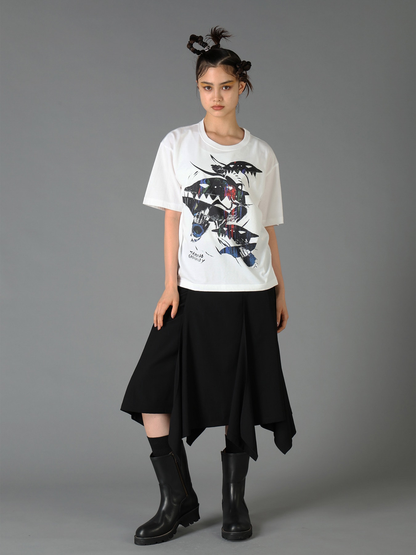 Ground Y×Taro Okamoto Graphic T-shirts "Non"