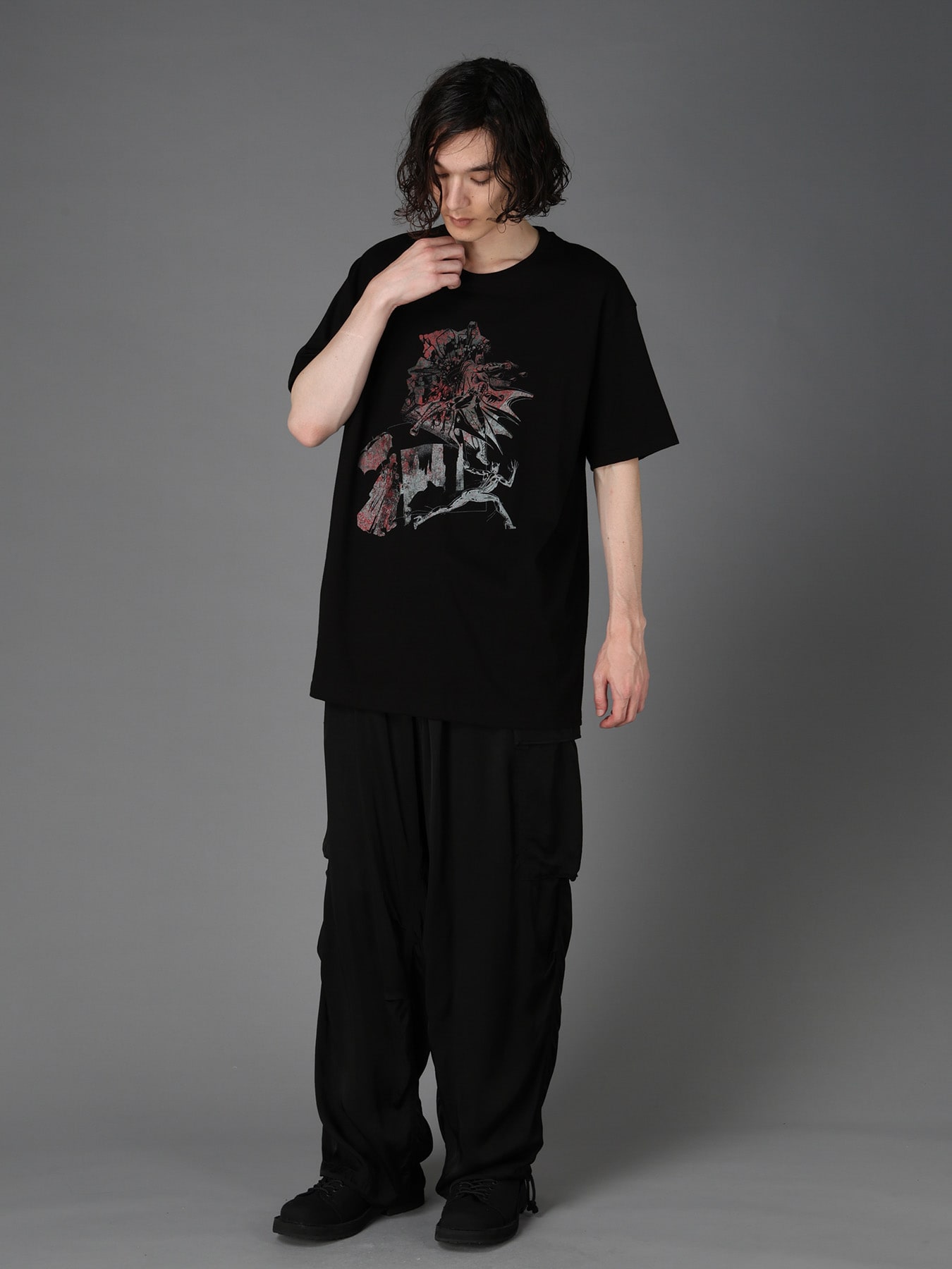 DC SUPER-VILLAINS GRAPHIC T-SHIRT RED
