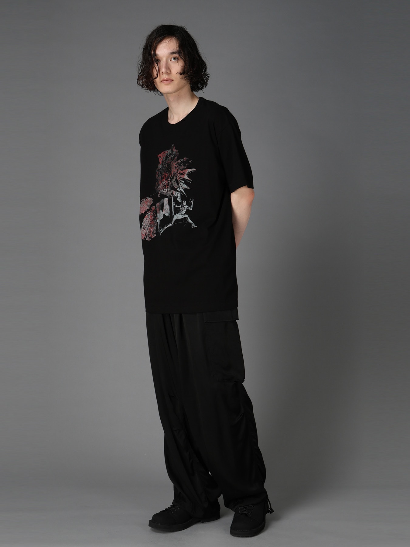 DC SUPER-VILLAINS GRAPHIC T-SHIRT RED