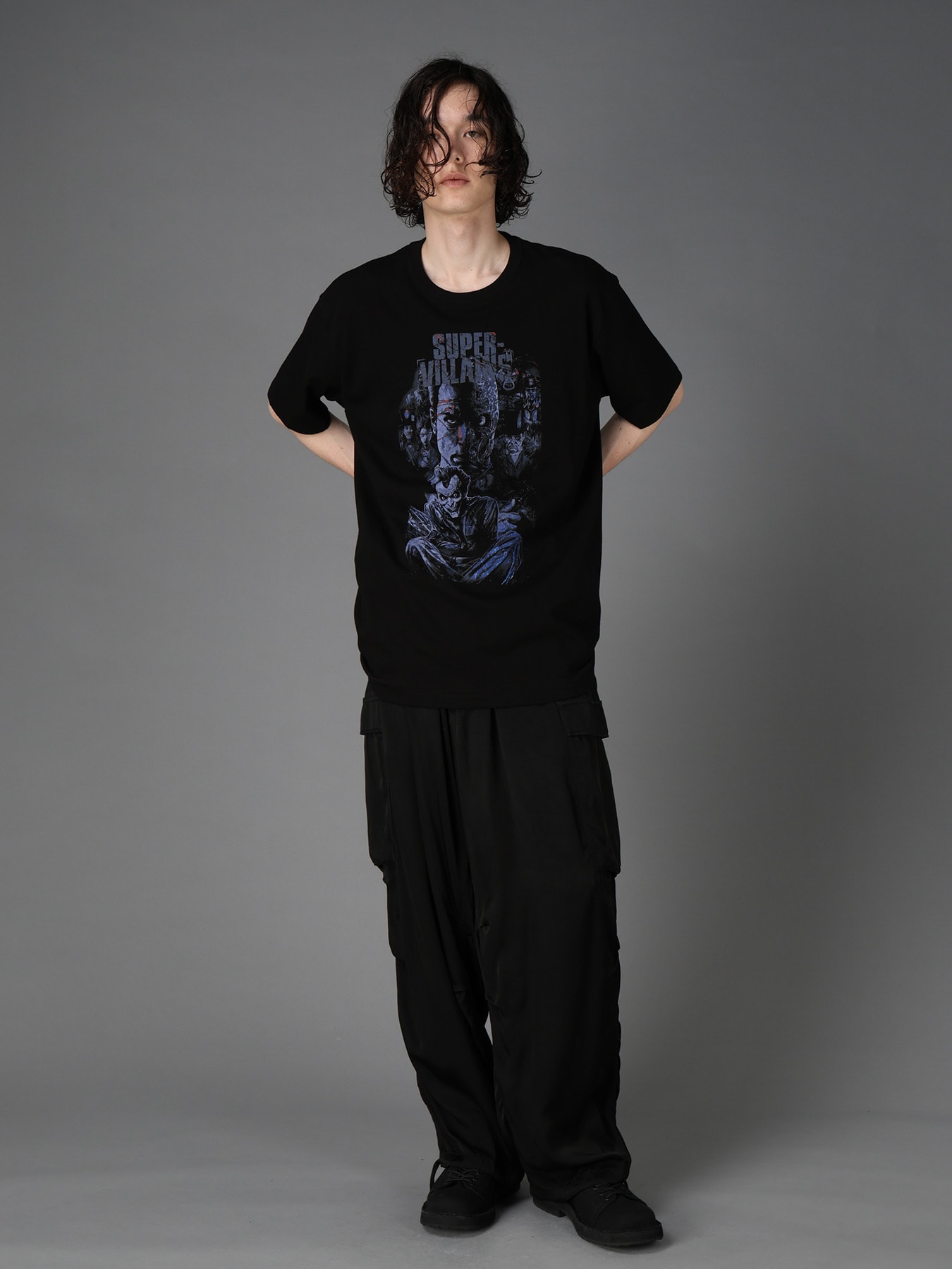 DC SUPER-VILLAINS GRAPHIC T-SHIRT BLUE