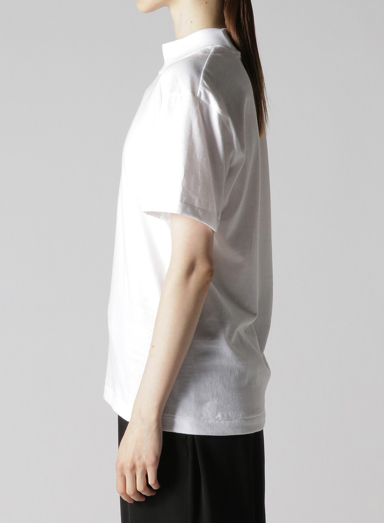 30/Cotton t-cloth High neck t-shirt