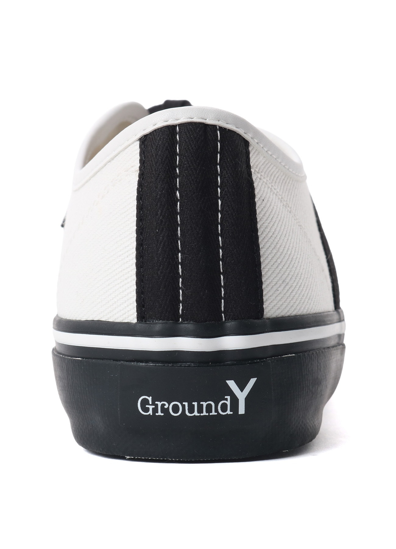 COTTON CANVAS LOW-TOP SNEAKERS -WHITE