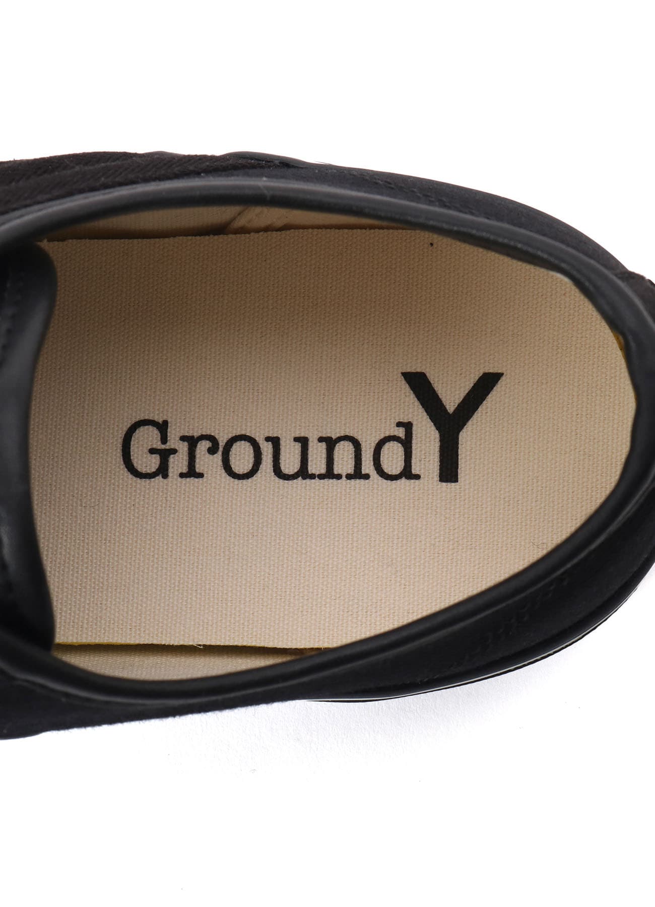 COTTON CANVAS LOW-TOP SNEAKERS -BLACK