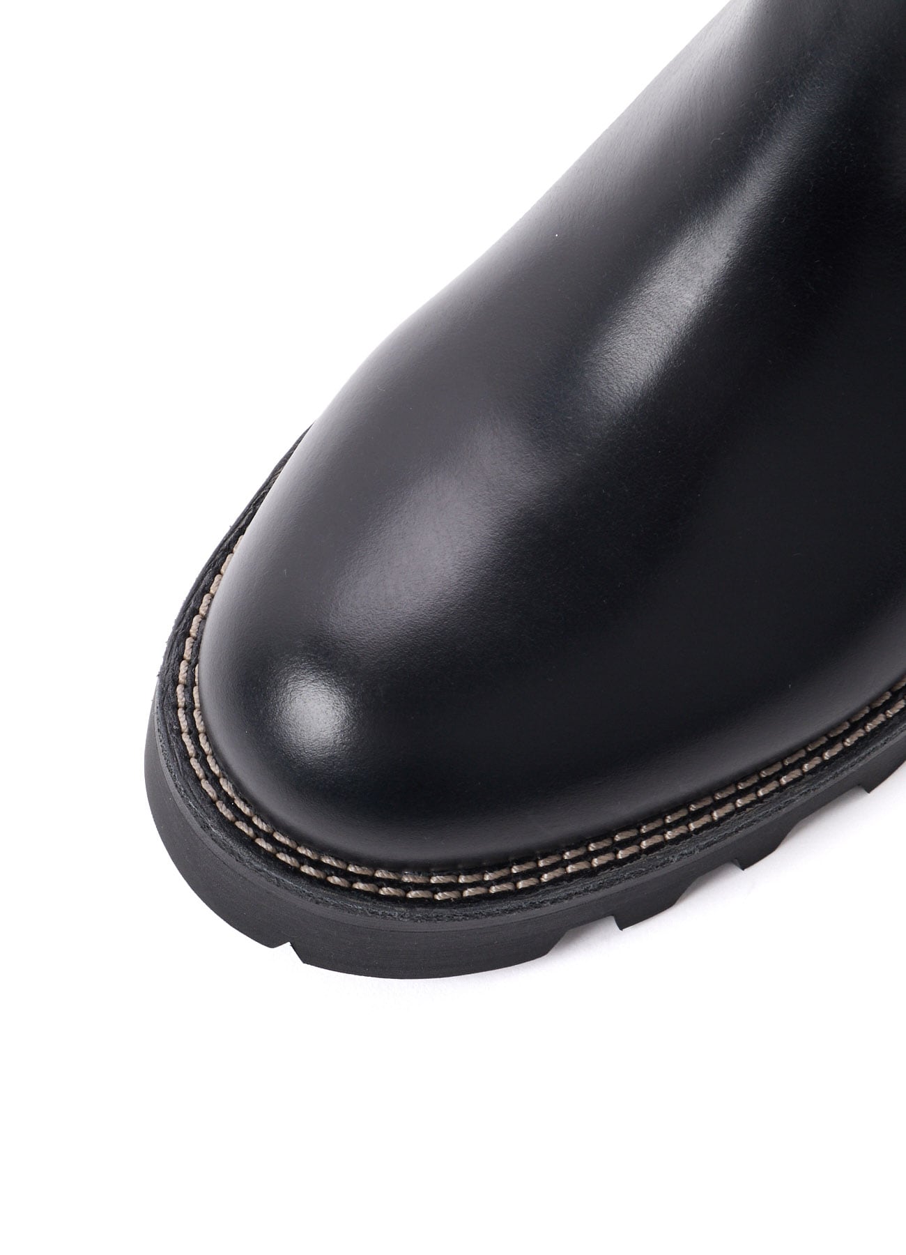 BLACK LEATHER ENGINEER BOOTS