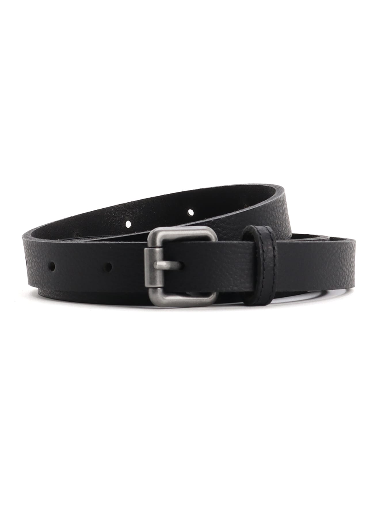 COW LEATHER ROLLER BUCKLE BELT
