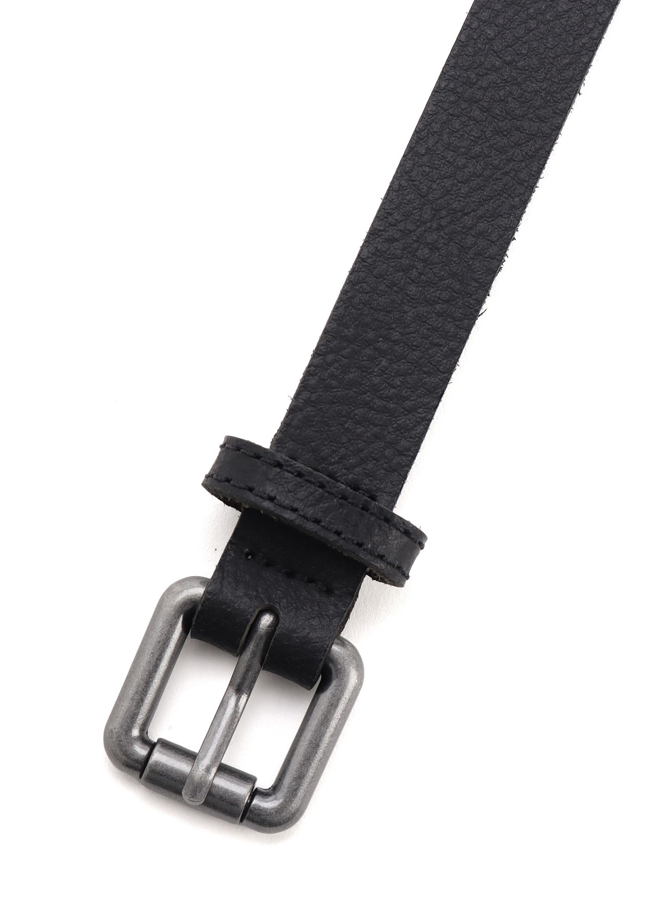 COW LEATHER ROLLER BUCKLE BELT