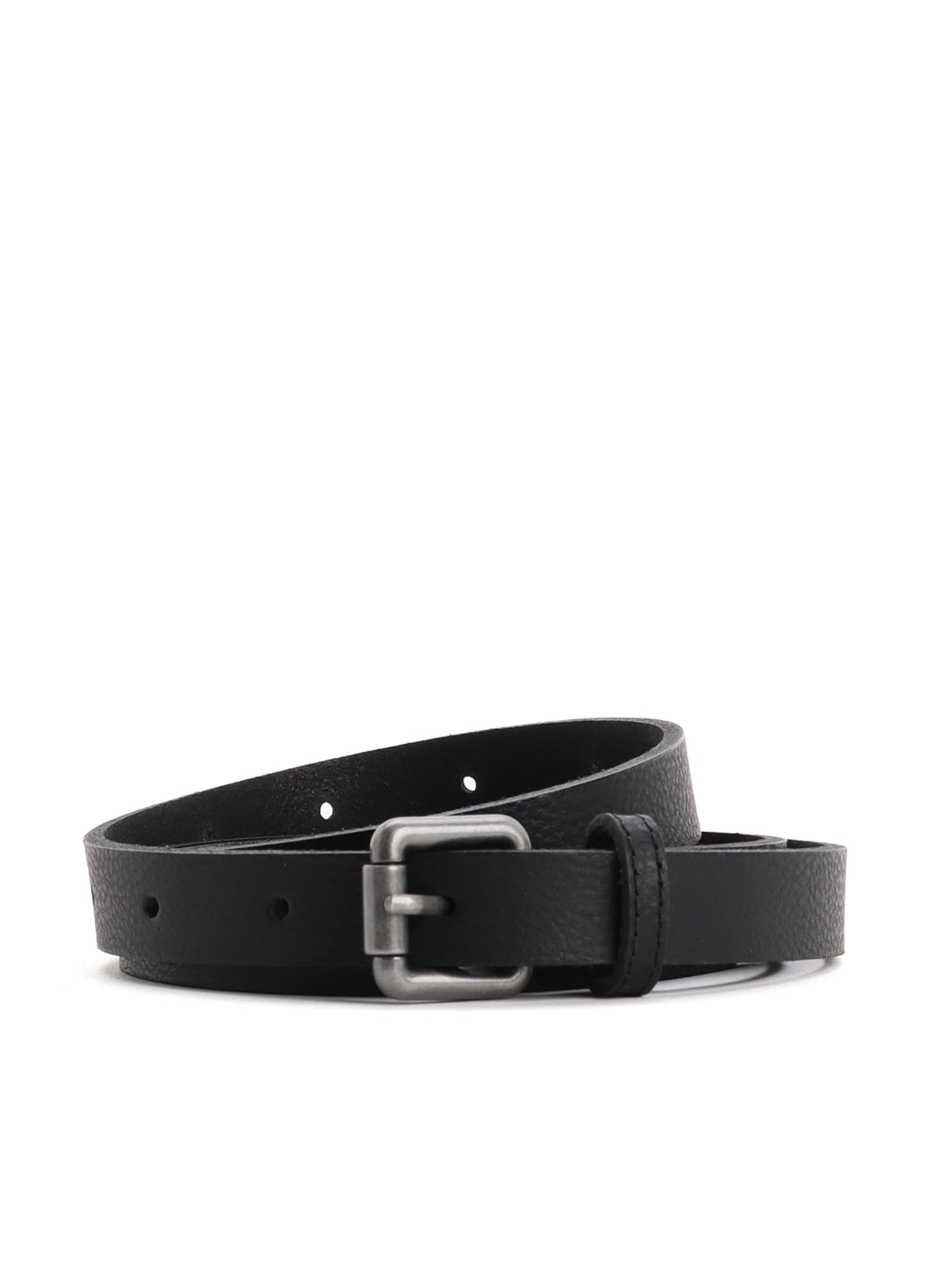 COW LEATHER ROLLER BUCKLE BELT