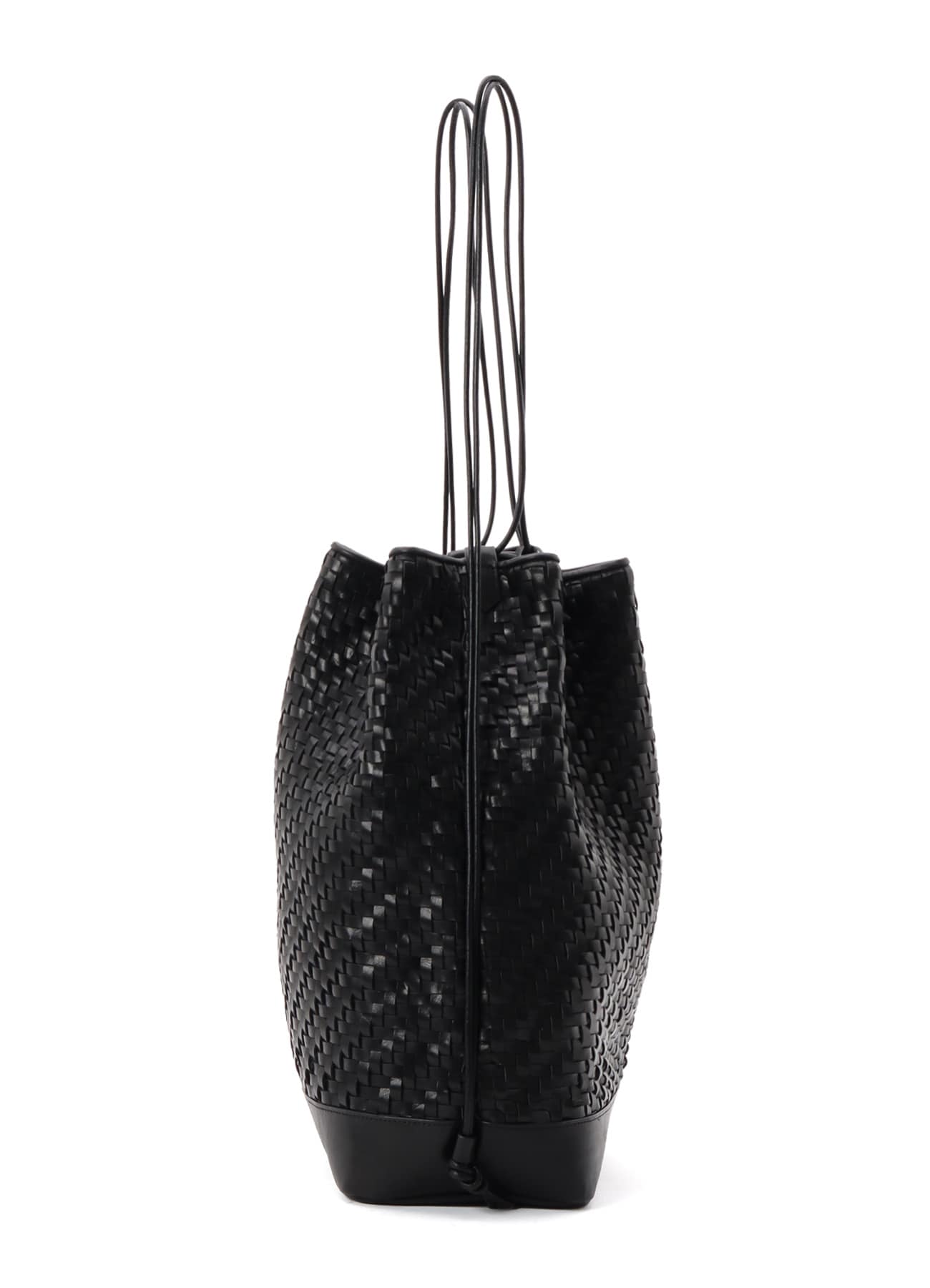 COW LEATHER WOVEN BAG