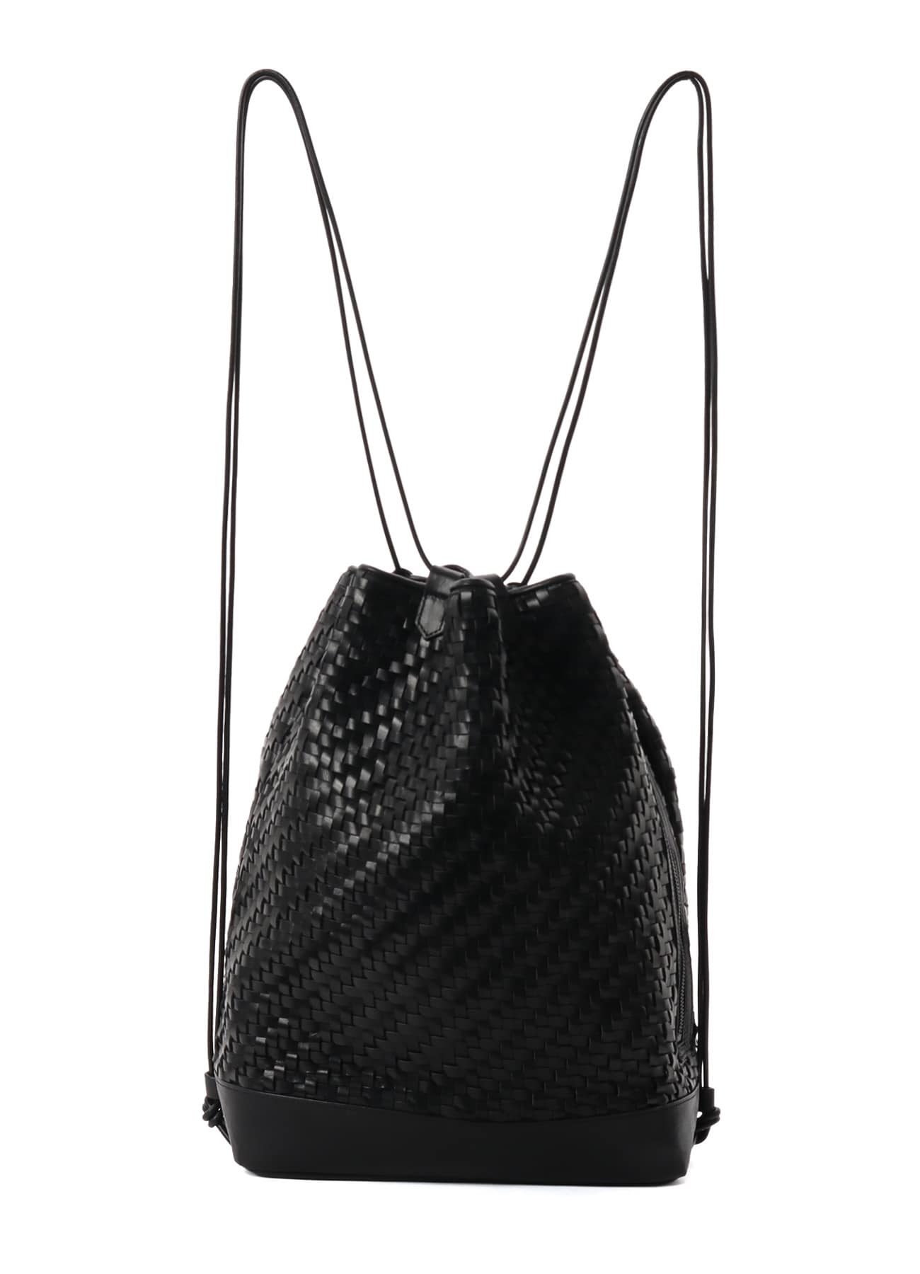 COW LEATHER WOVEN BAG