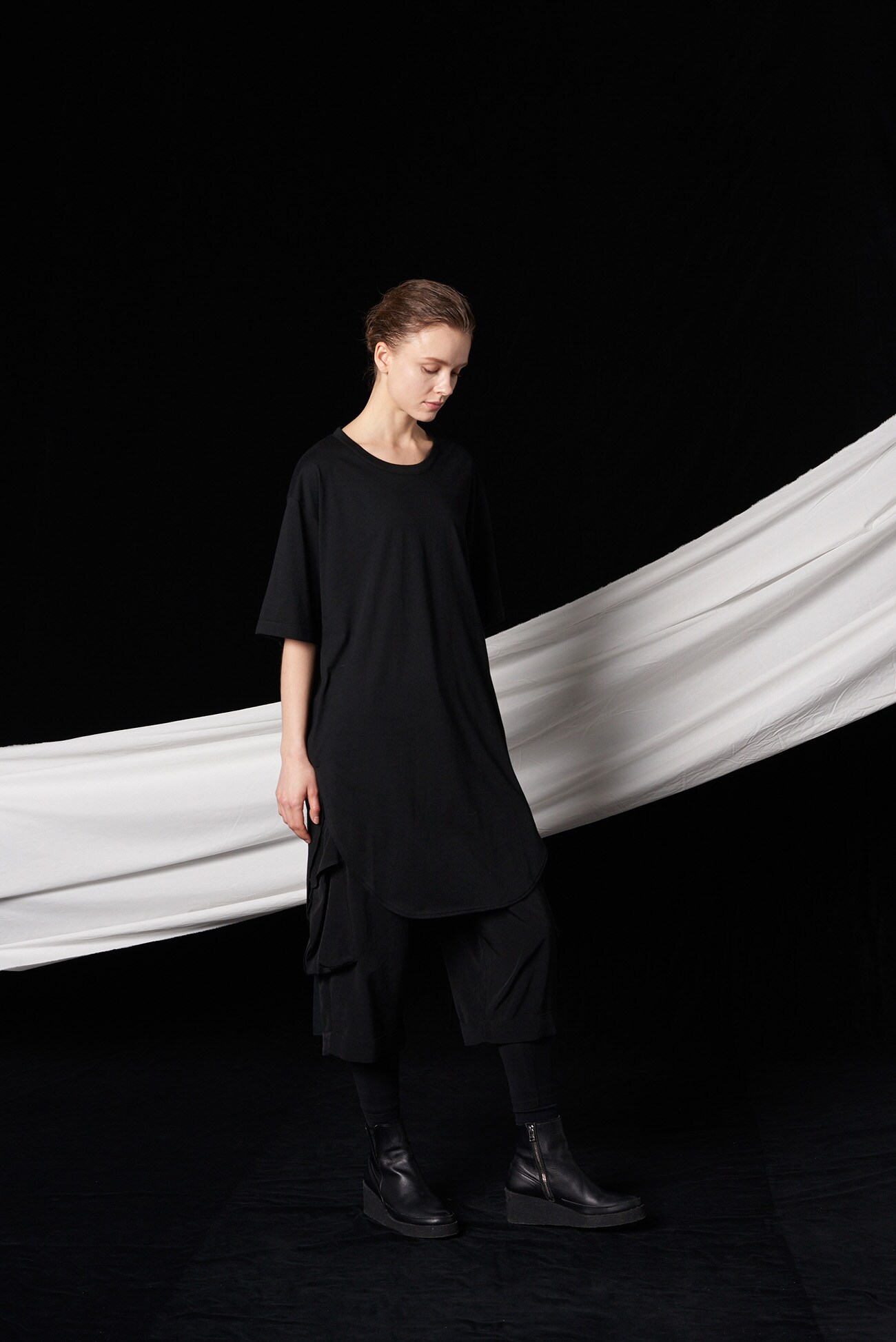 C/Modal jersey Round long T