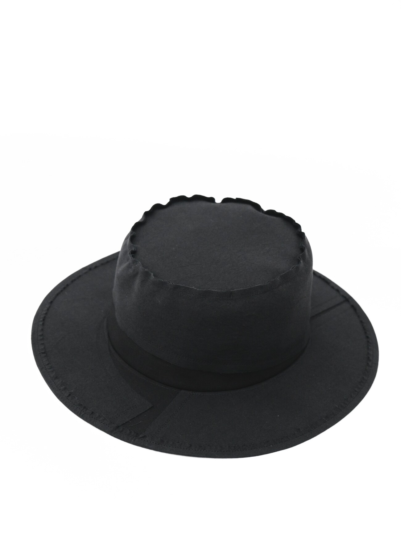 COTTON DECONSTRUCTED HAT(FREE SIZE Black): Vintage 1.1｜THE SHOP