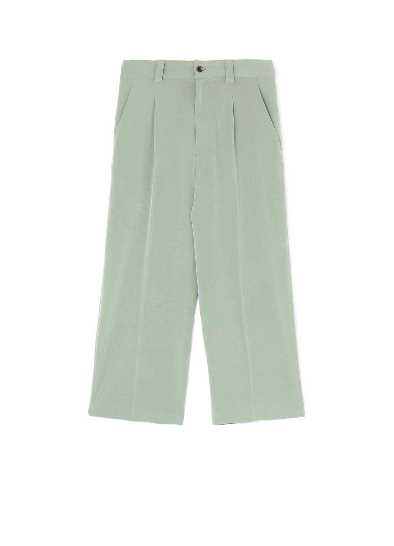 CREPE de CHINE SLACKS(XS Light Green): Vintage 1.1｜THE SHOP YOHJI