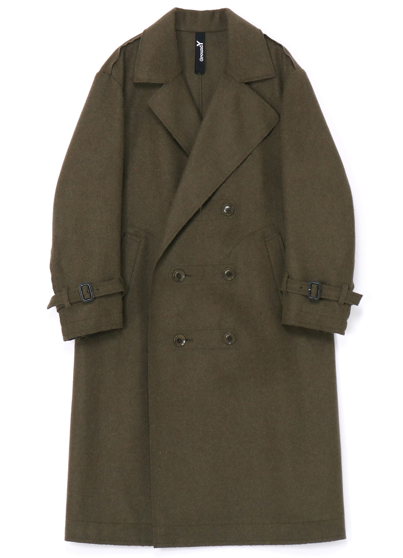 [LEANN MOMENT]Asymmetry collar coat