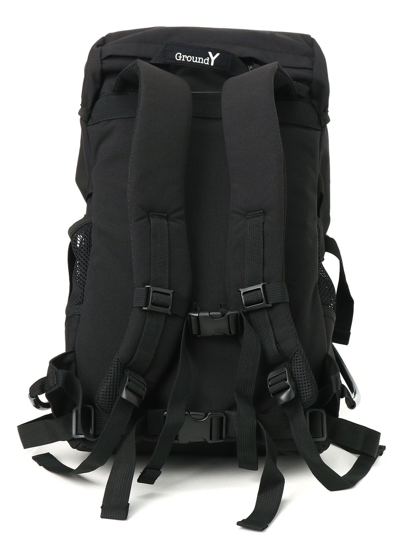 GROUND Y LOGO NYLON BACKPACK(FREE SIZE BLACK): Ground Y｜THE SHOP