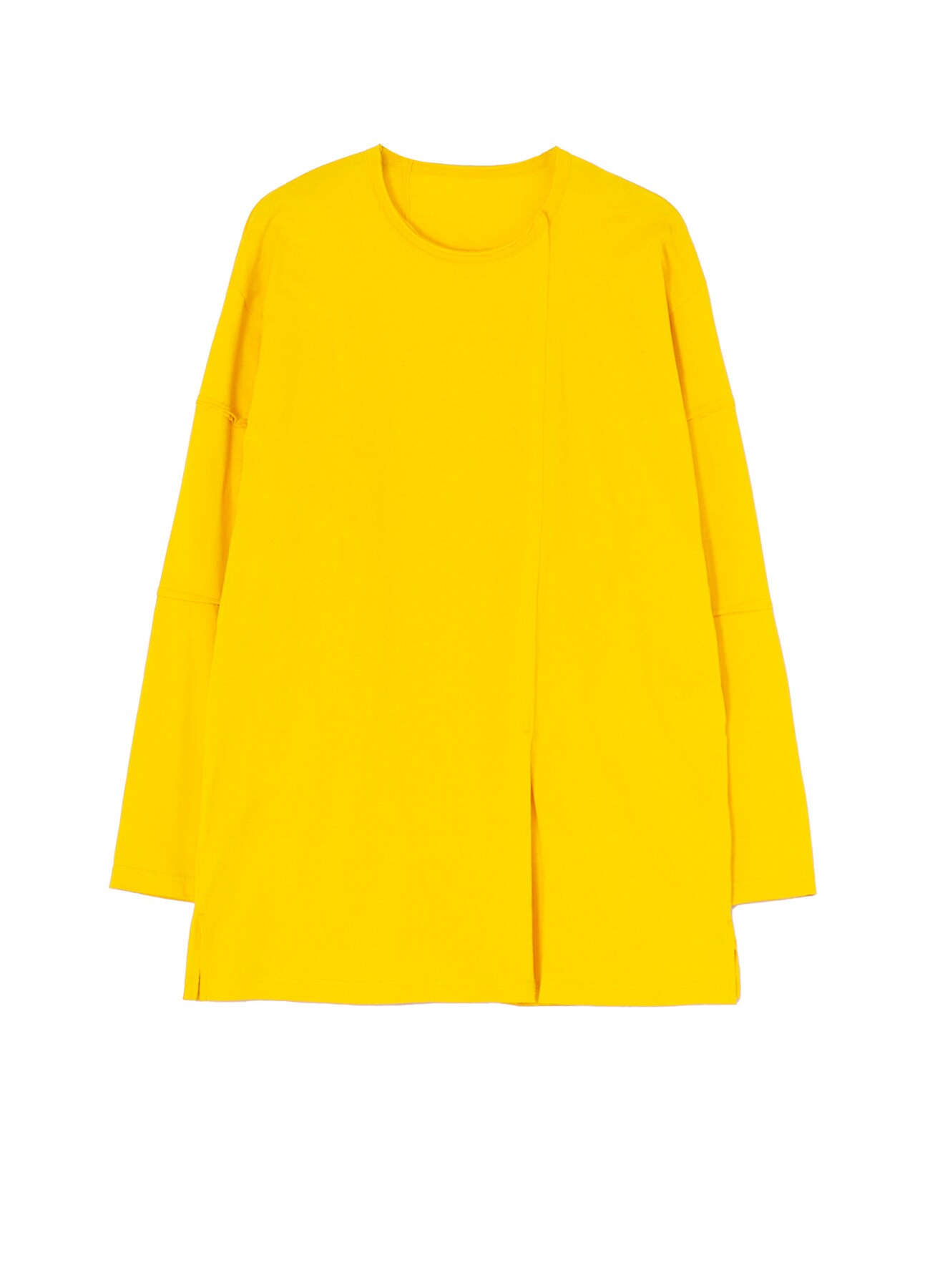 LONG SLEEVE T-SHIRT WITH DISJOINTED SEAMS(FREE SIZE YELLOW