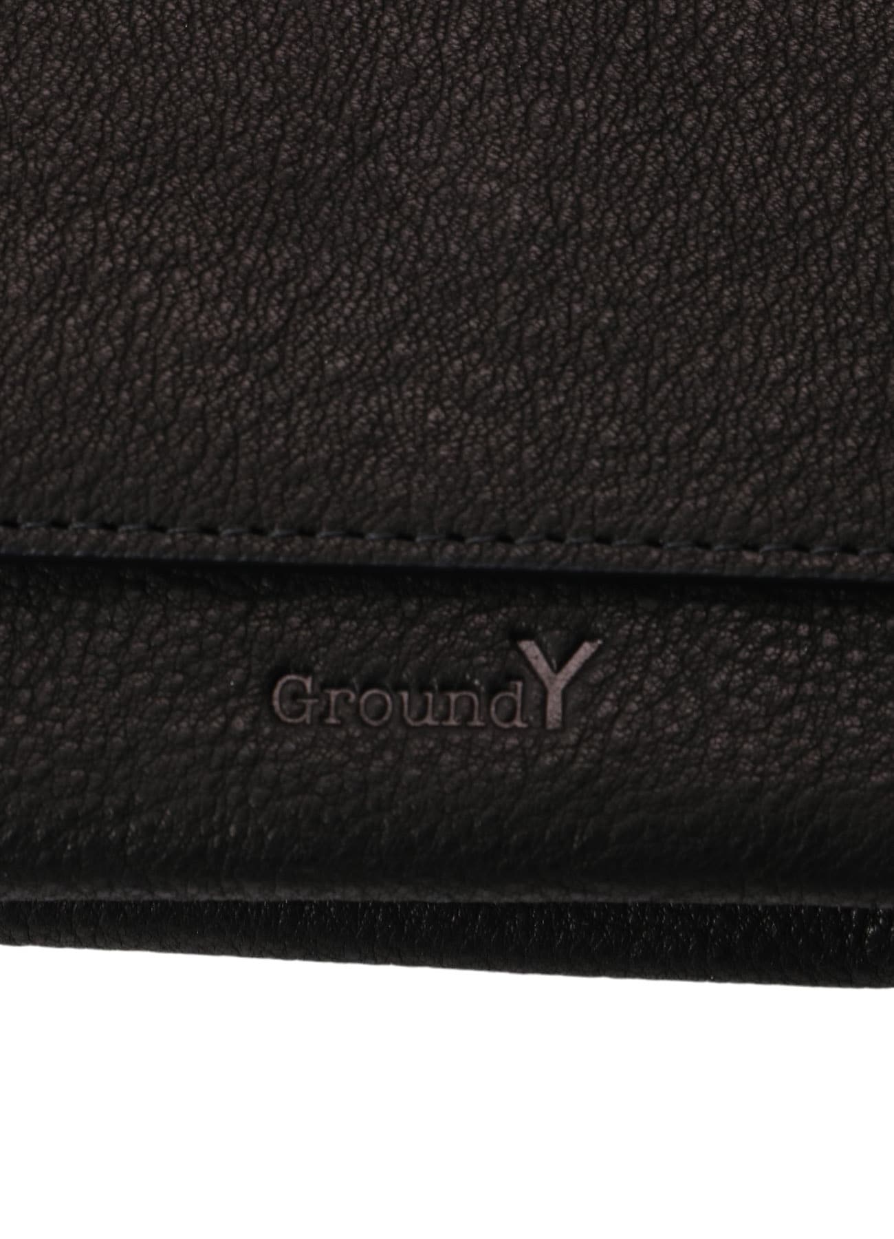 WASHED LEATHER DOUBLE FOLDED WALLET