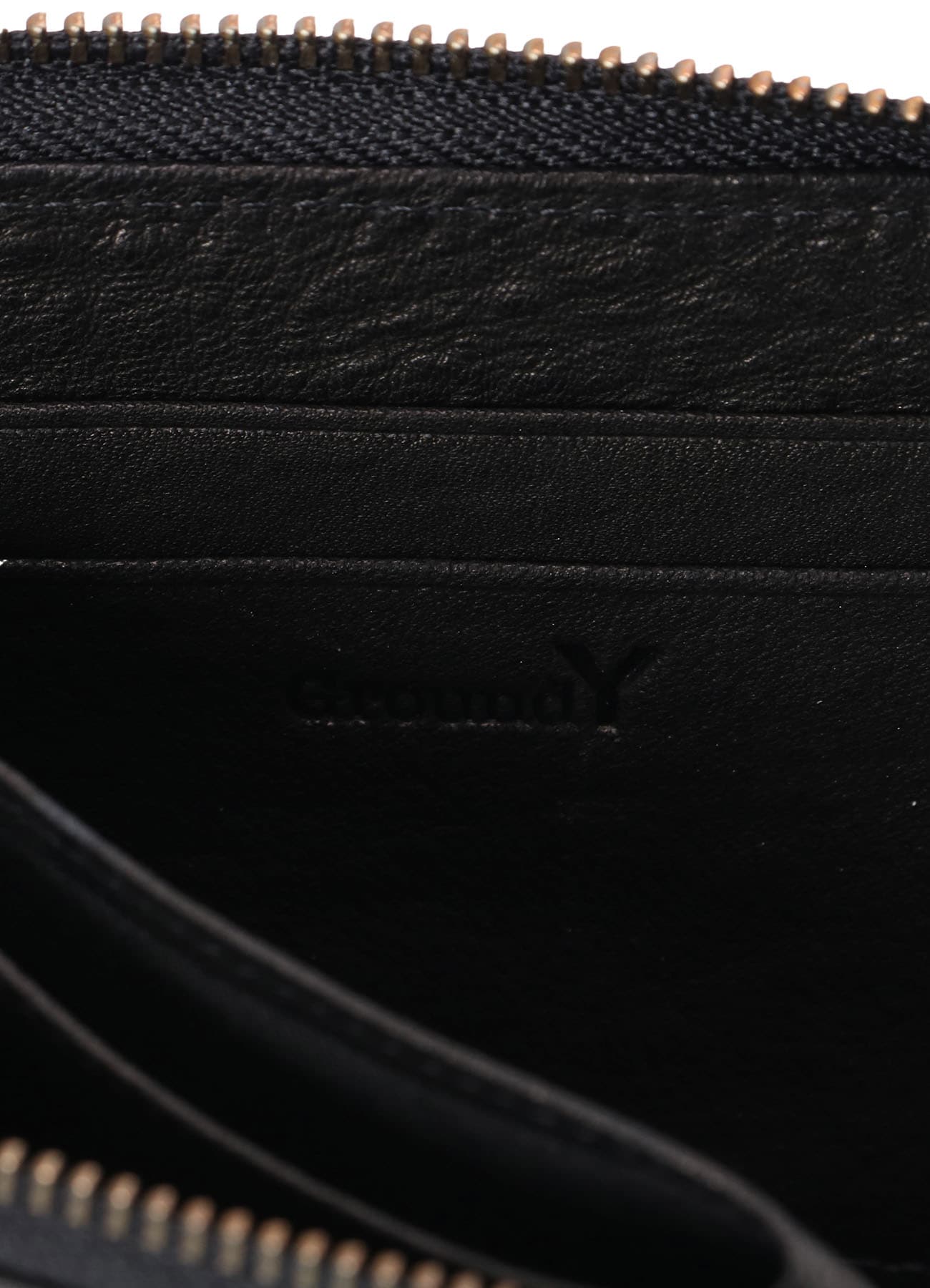 WASHED LEATHER L ZIP WALLET