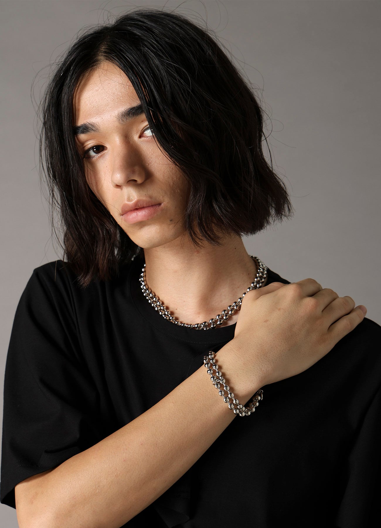 BRASS BALL CHAIN BRACELET