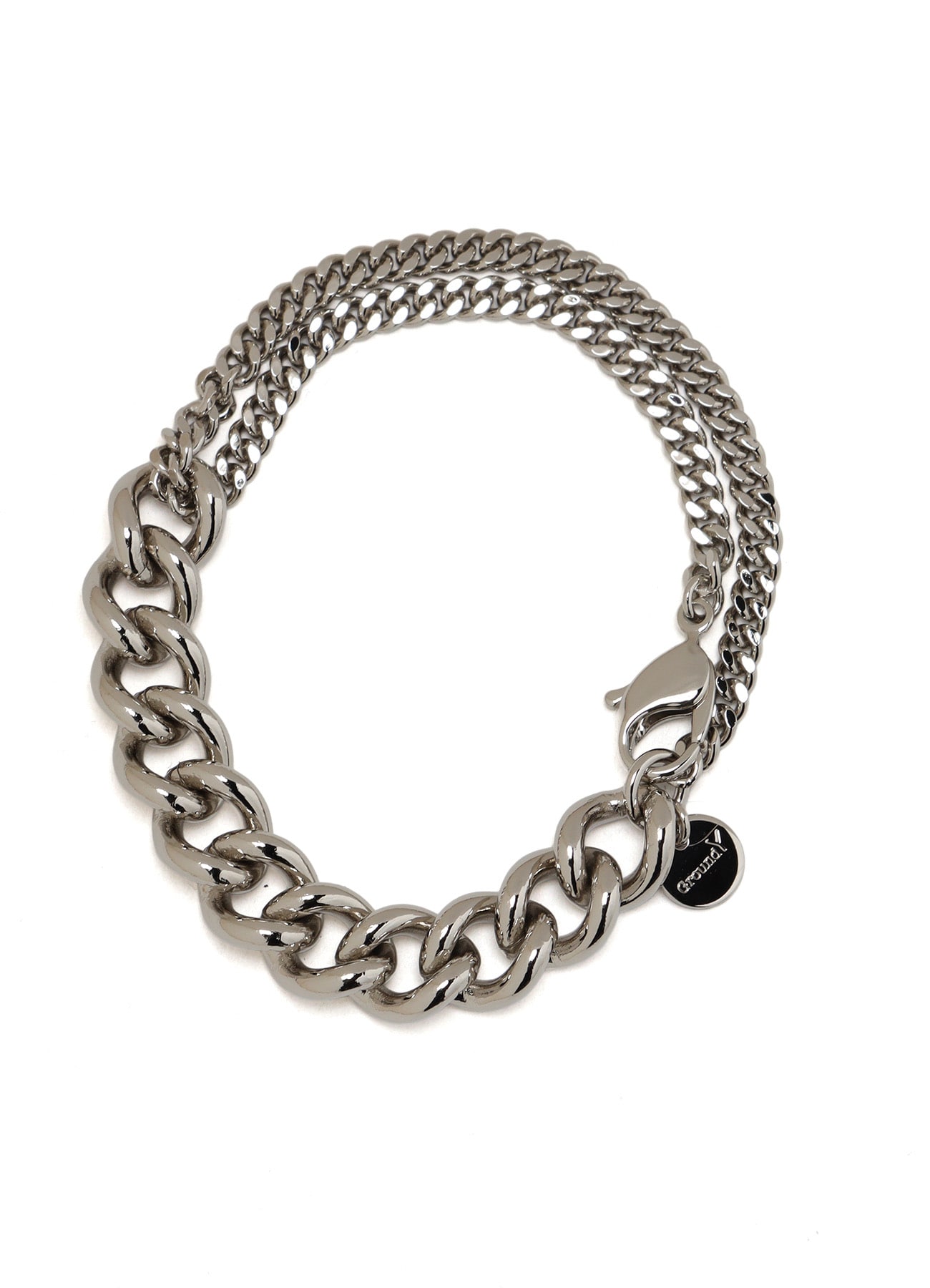 BRASS DOUBLE CHAIN BRACELET