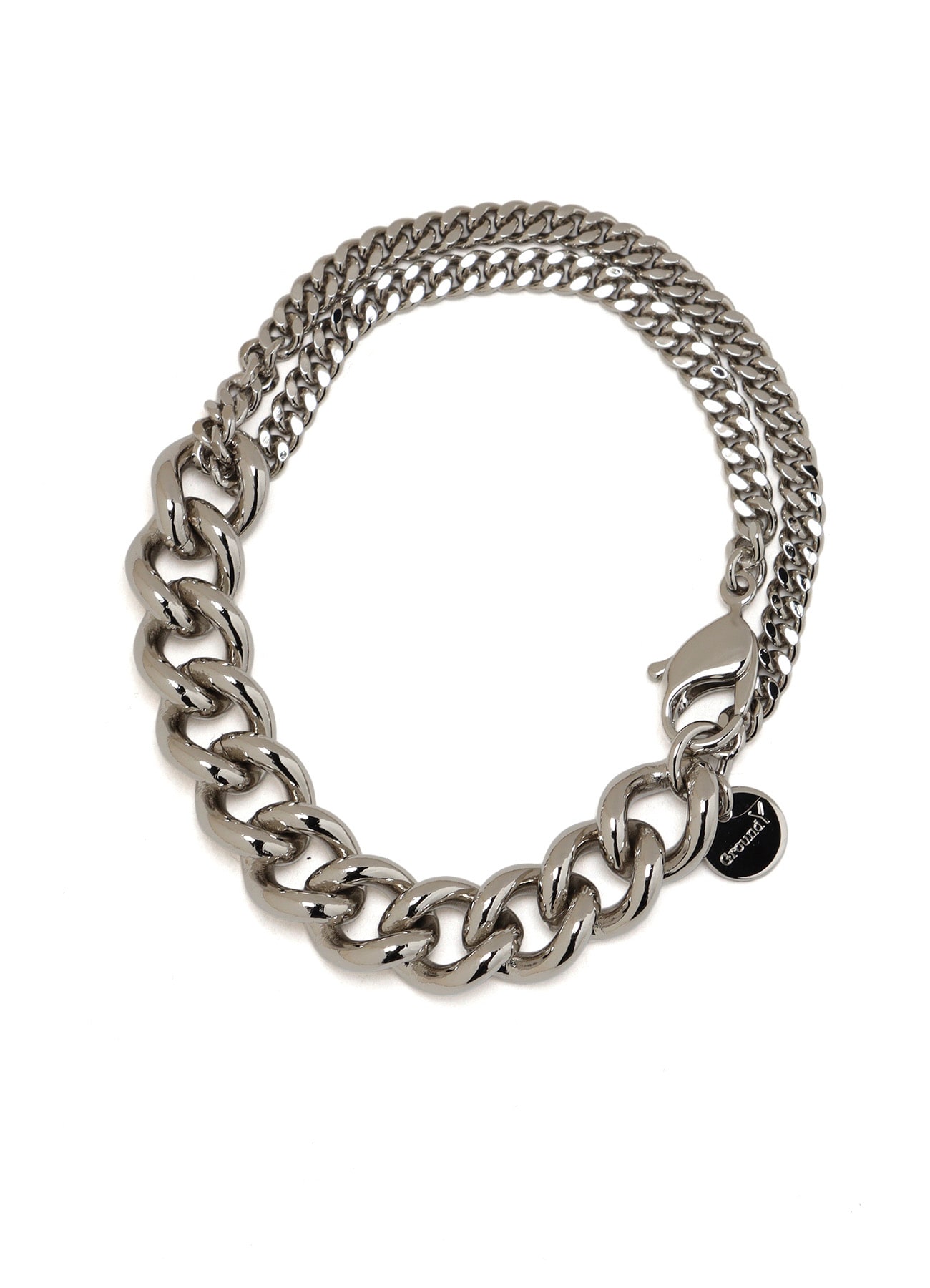 BRASS DOUBLE CHAIN BRACELET