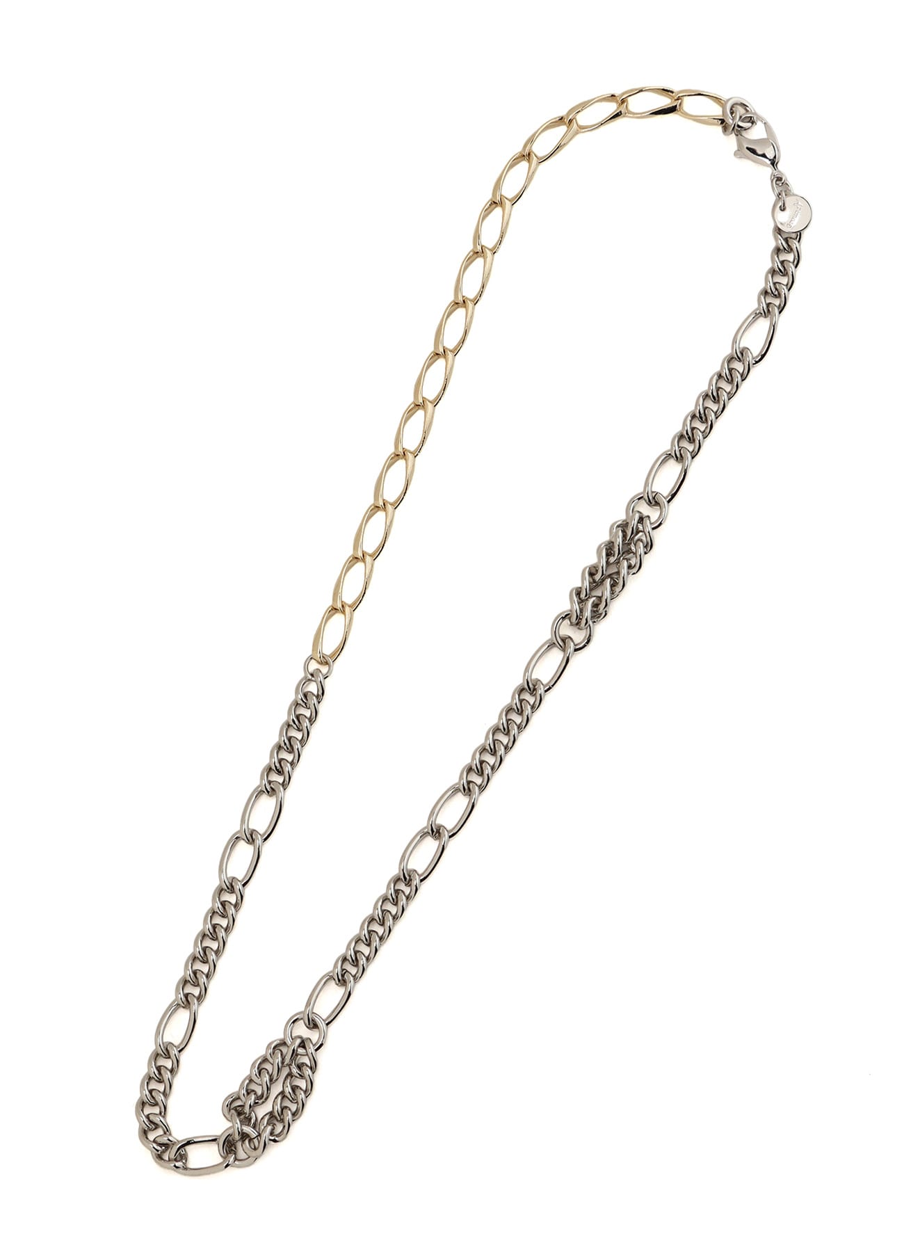 BRASS DOUBLE CHAIN NECKLACE