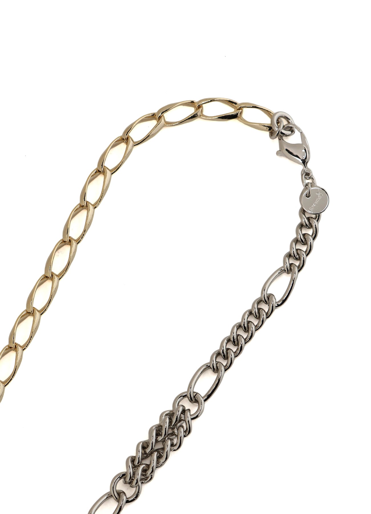 BRASS DOUBLE CHAIN NECKLACE