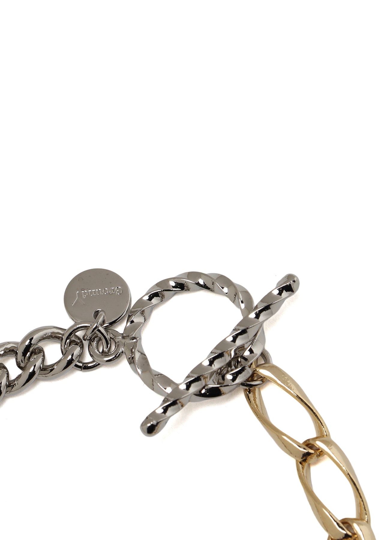 BRASS DOUBLE CHAIN BRACELET