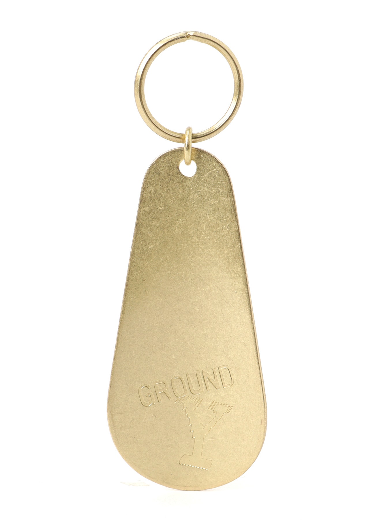 BRASS SHOEHORN KEY CHARM