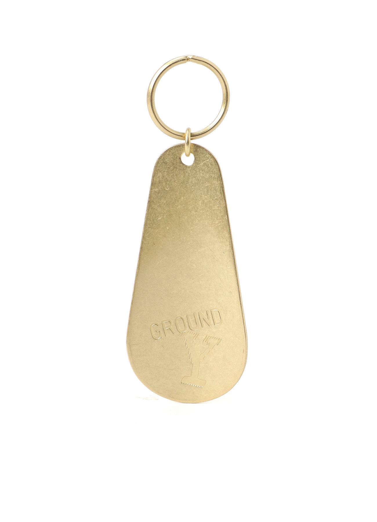 BRASS SHOEHORN KEY CHARM