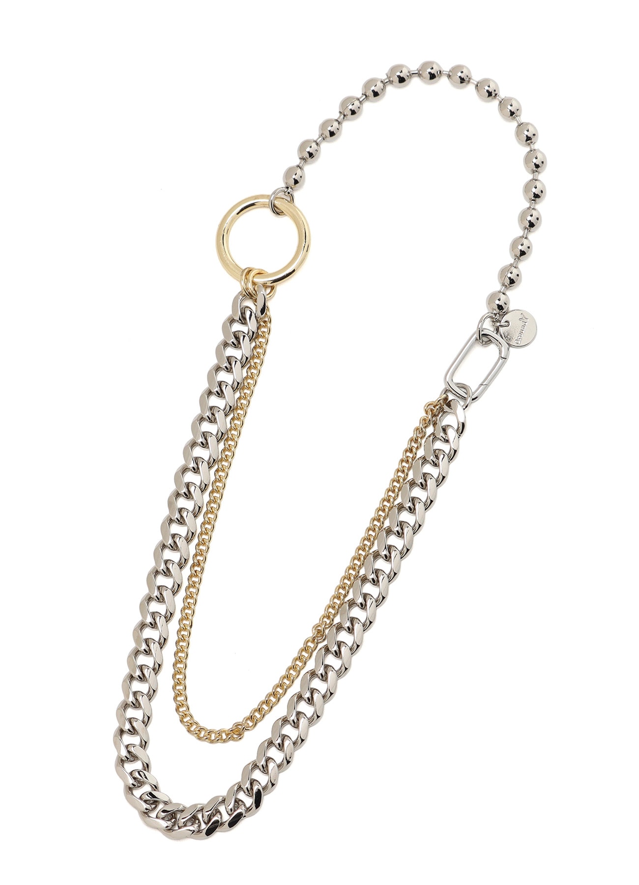 BRASS AND ALLOY NECKLACE