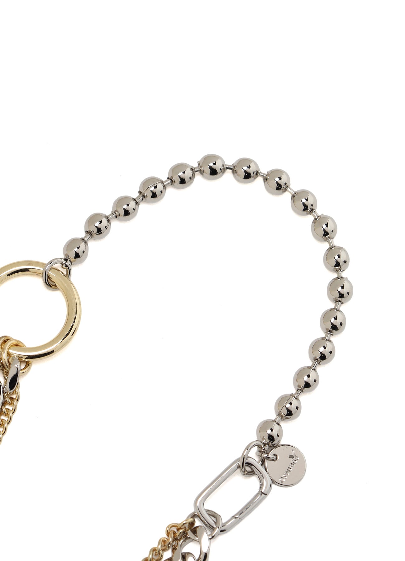 BRASS AND ALLOY NECKLACE