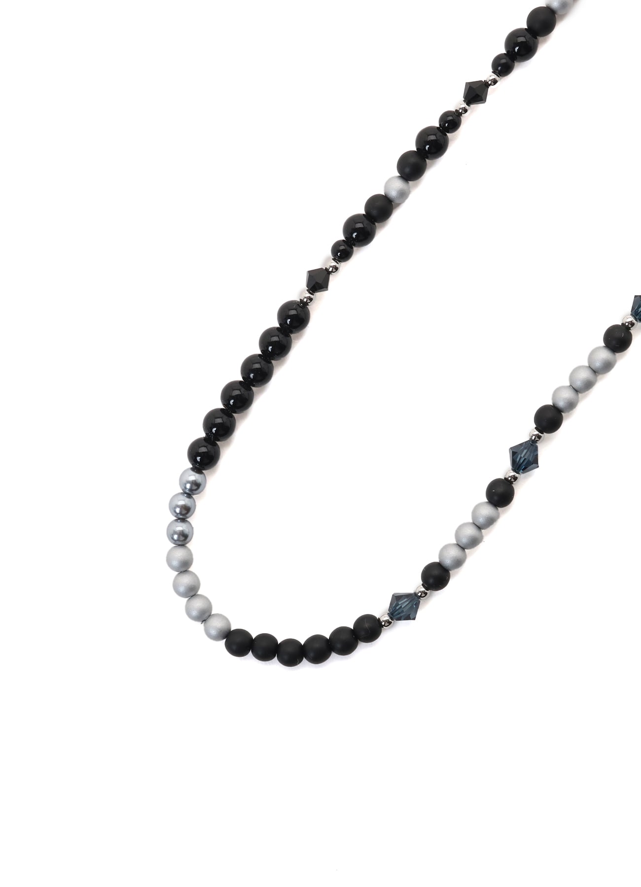 GLASS & PEARL BEAD NECKLACE