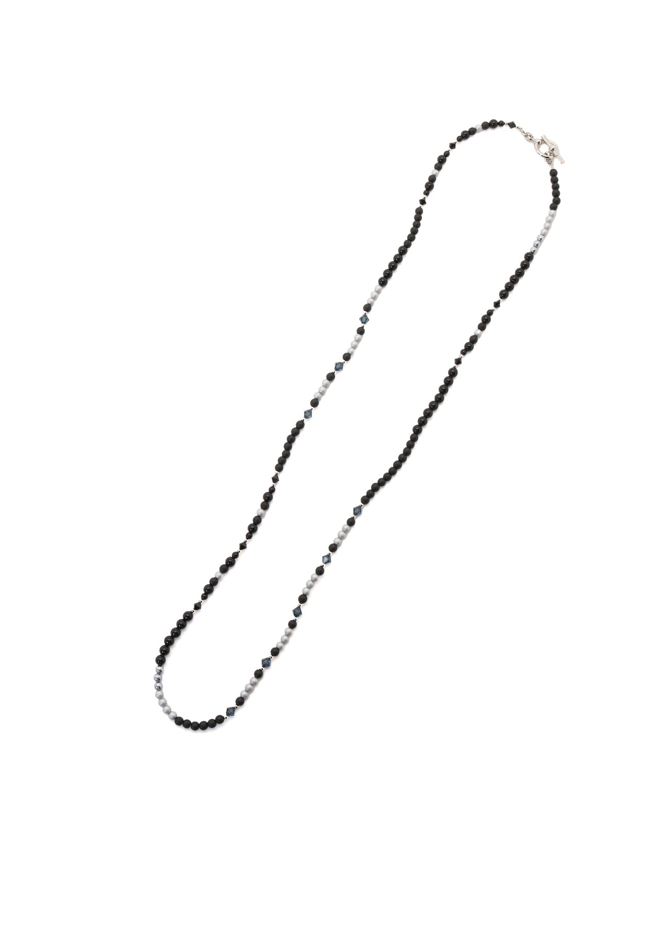 GLASS & PEARL BEAD NECKLACE