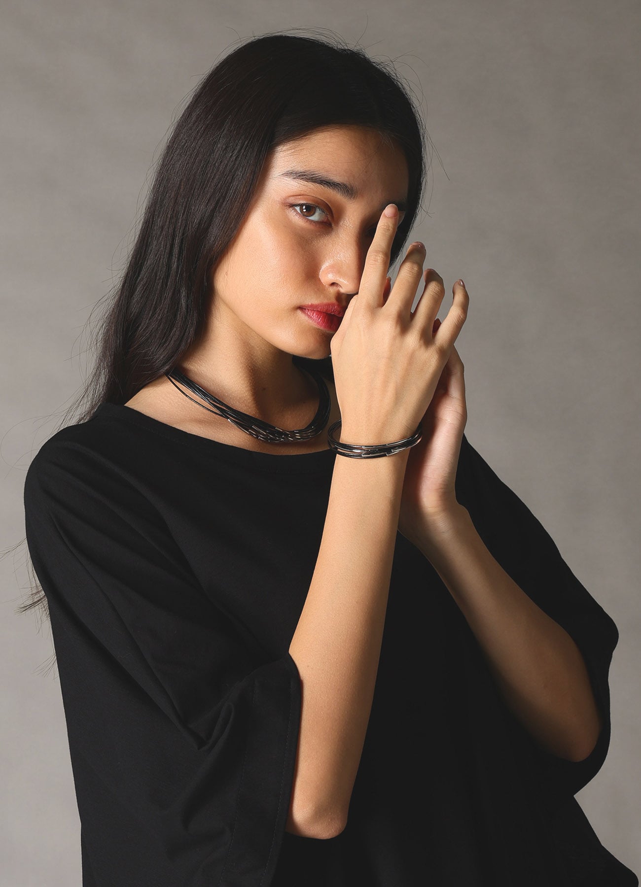 LEATHER CODE BRACELET