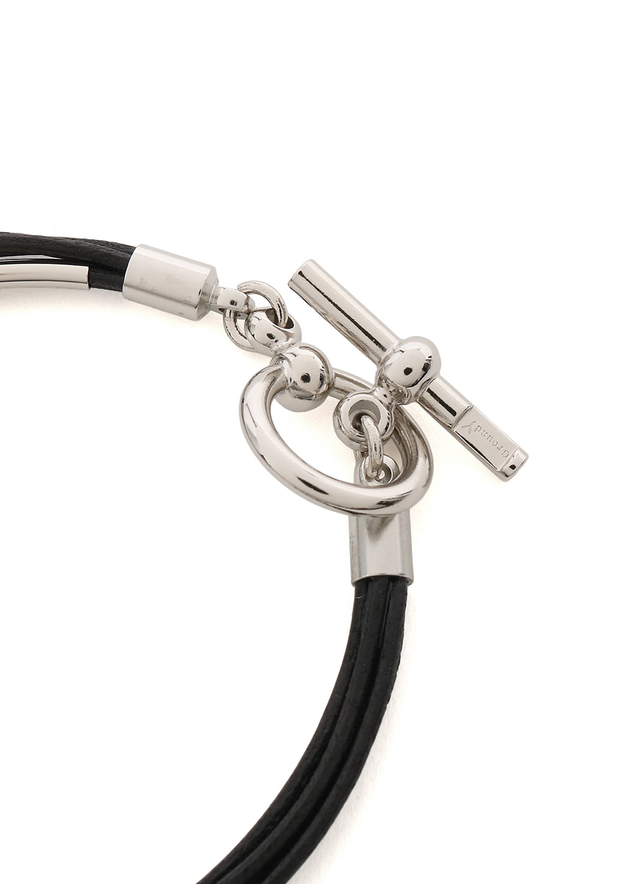 LEATHER CODE BRACELET