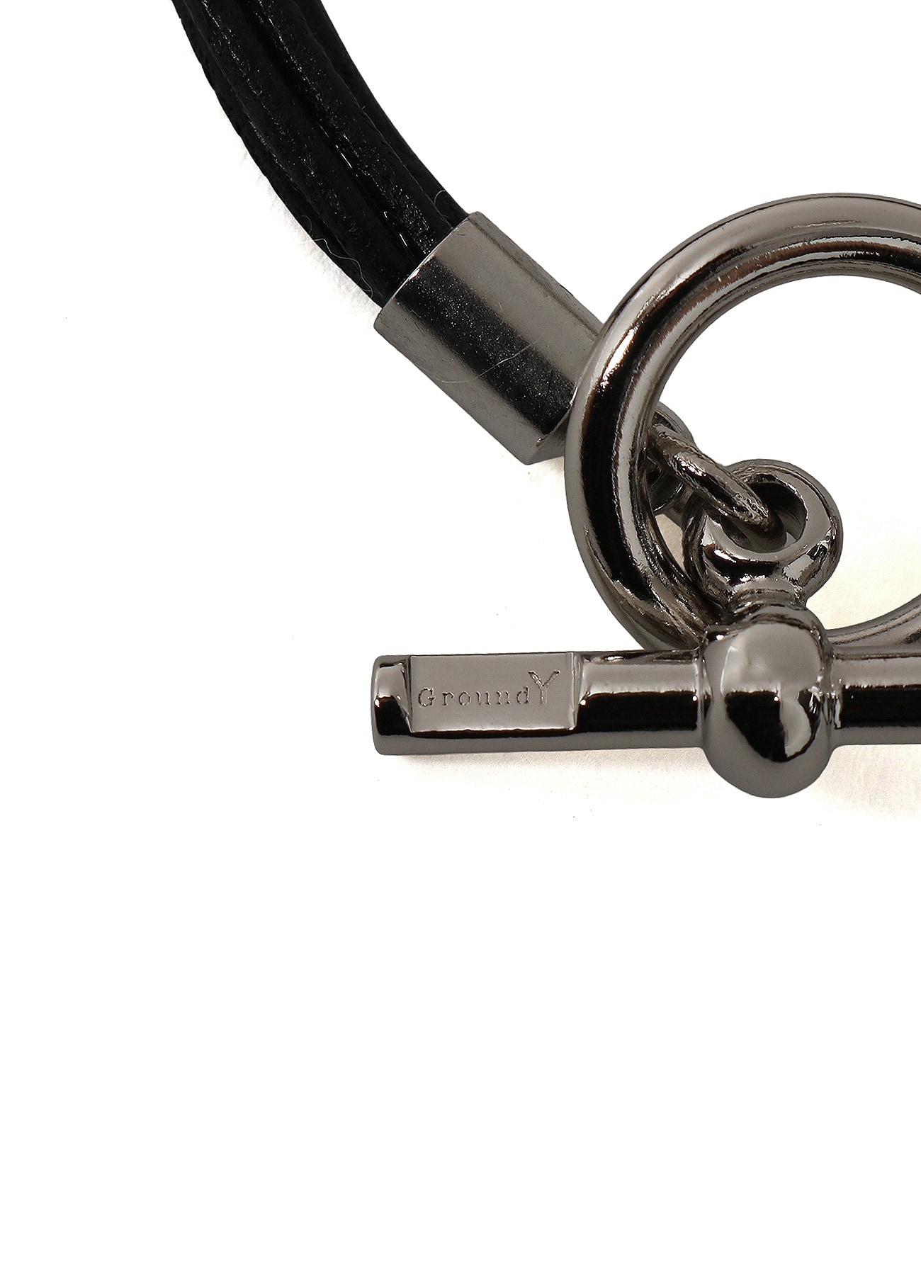 LEATHER CODE BRACELET