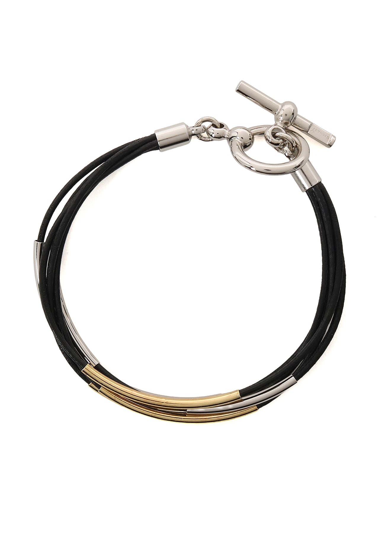 LEATHER CODE BRACELET