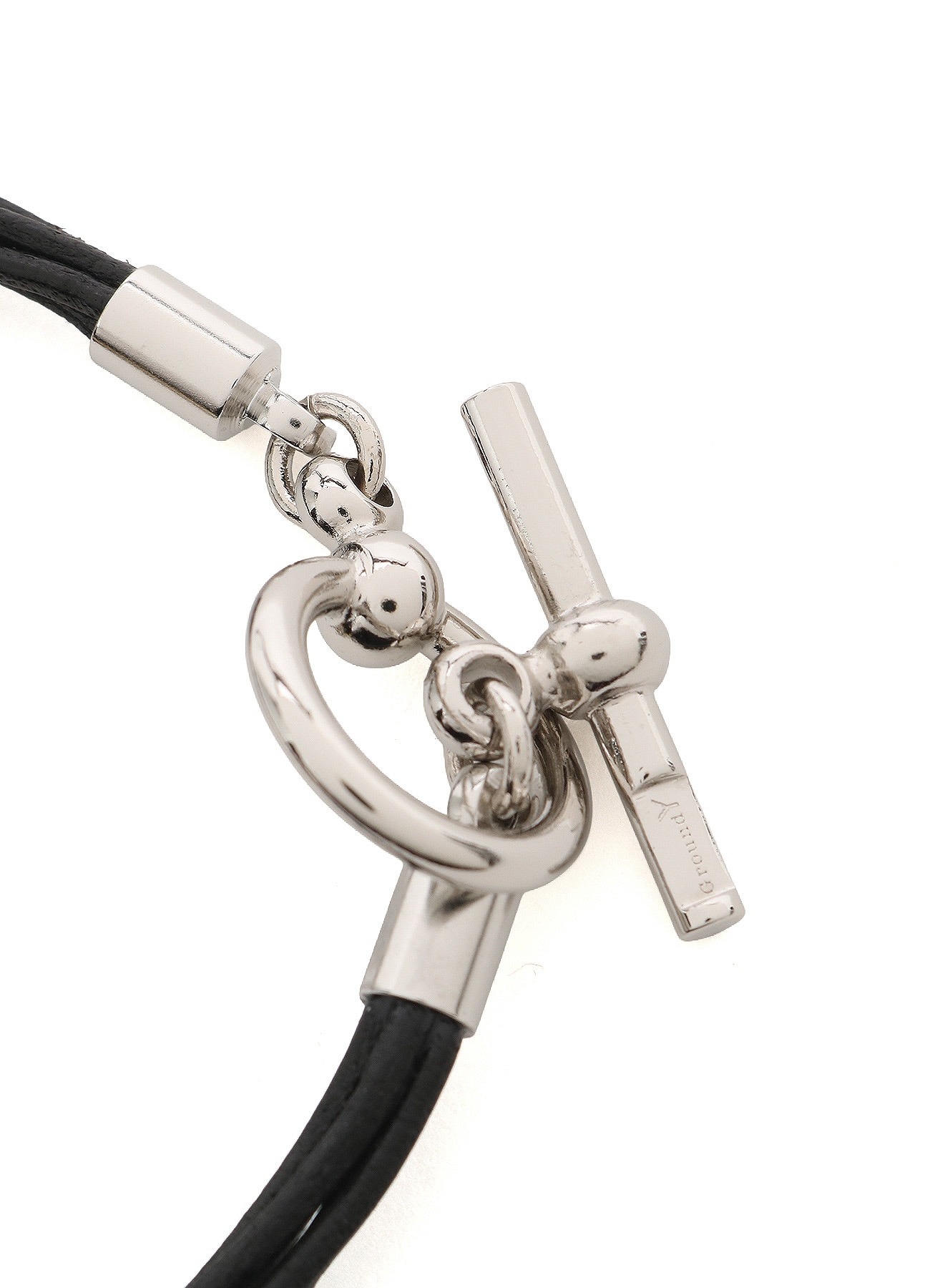 LEATHER CODE BRACELET